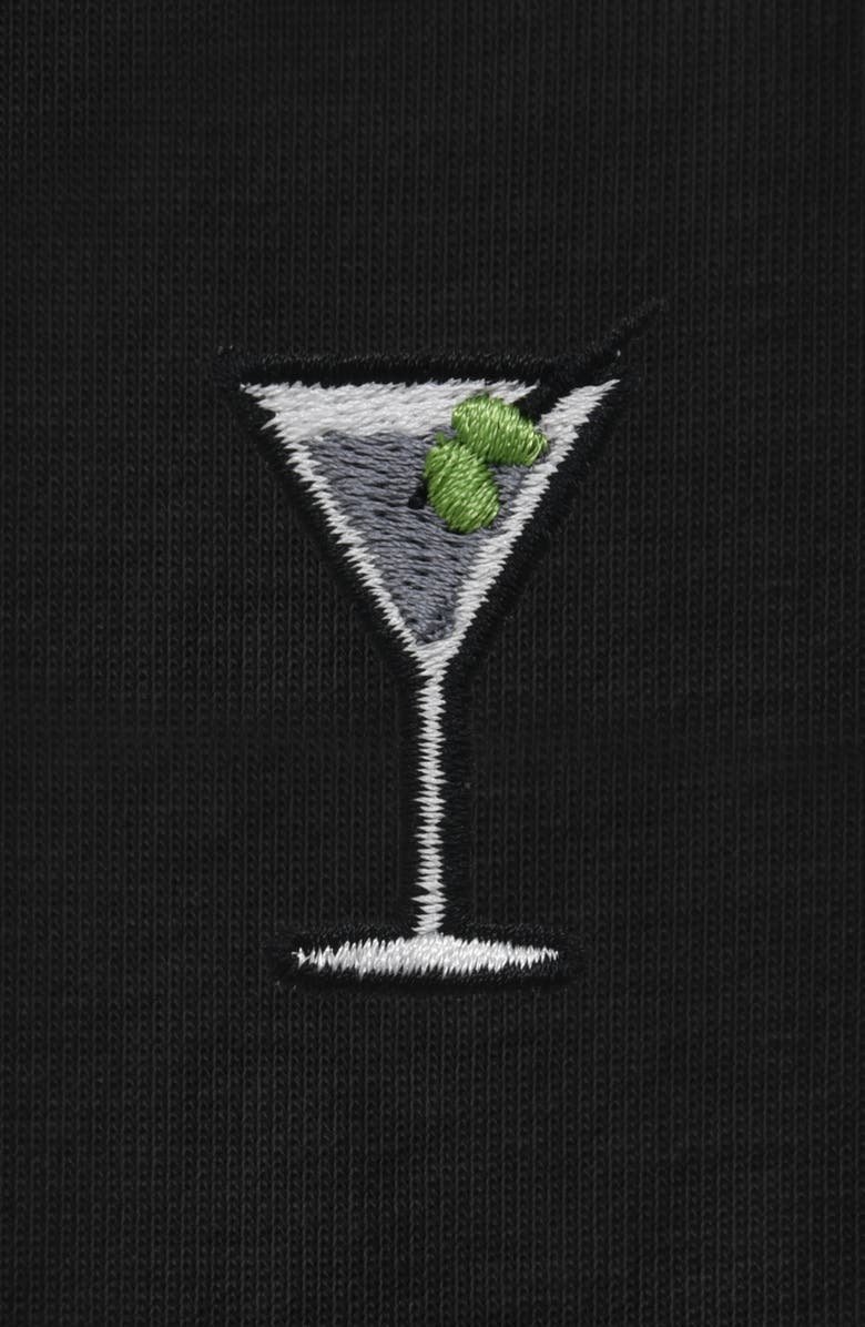 Dalix Womens Martini Lightweight Relaxed Jersey Tee, Alternate, color, Black