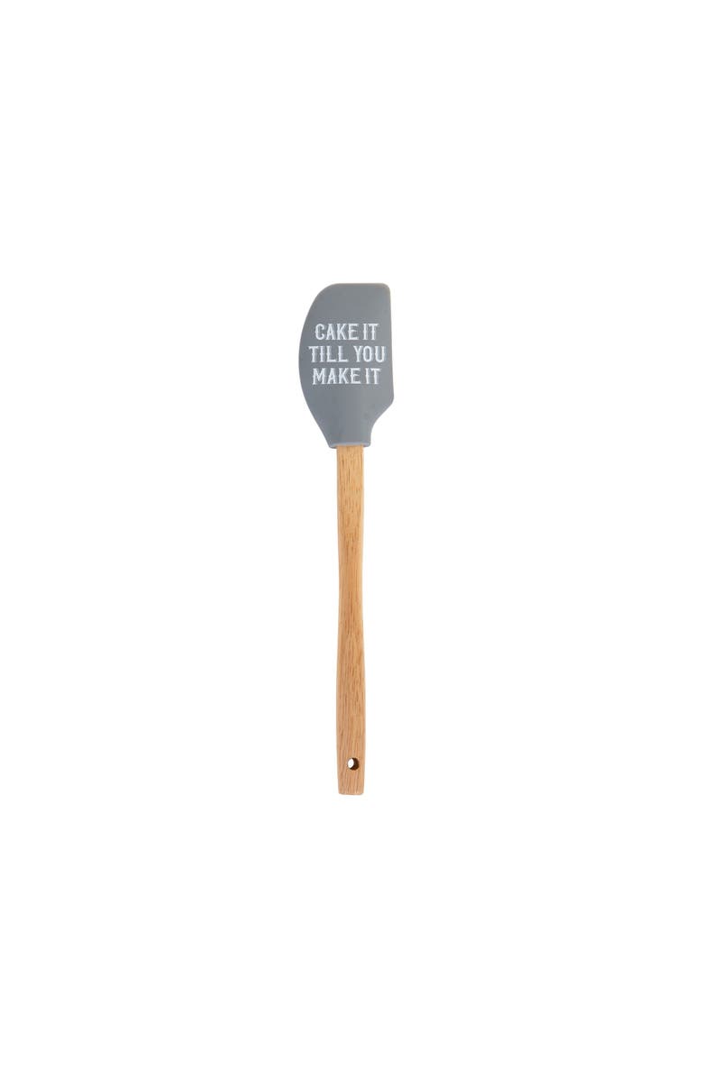 Totalee Gift Cake It Till You Make It Gray Spatula Rubber Grey, Main, color, Grey