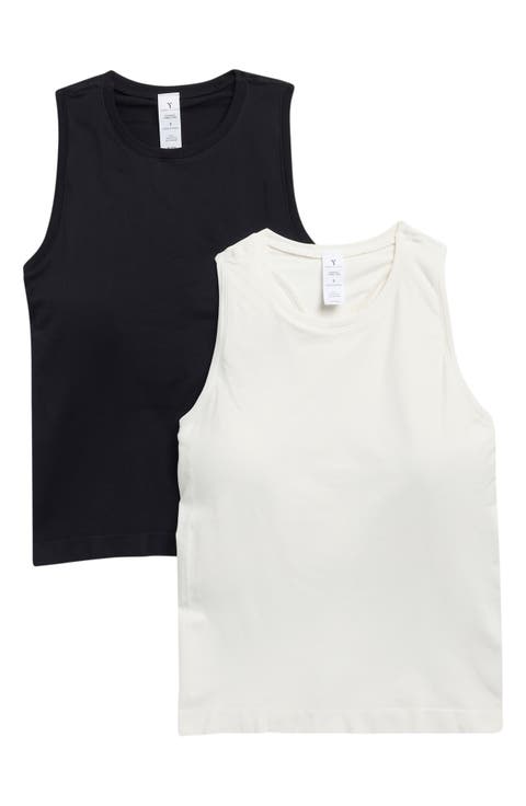 2-Pack Seamless Carrie Racerback Tanks