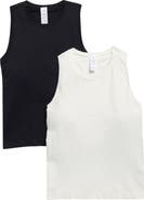 YOGALICIOUS 2-Pack Seamless Carrie Racerback Tanks
