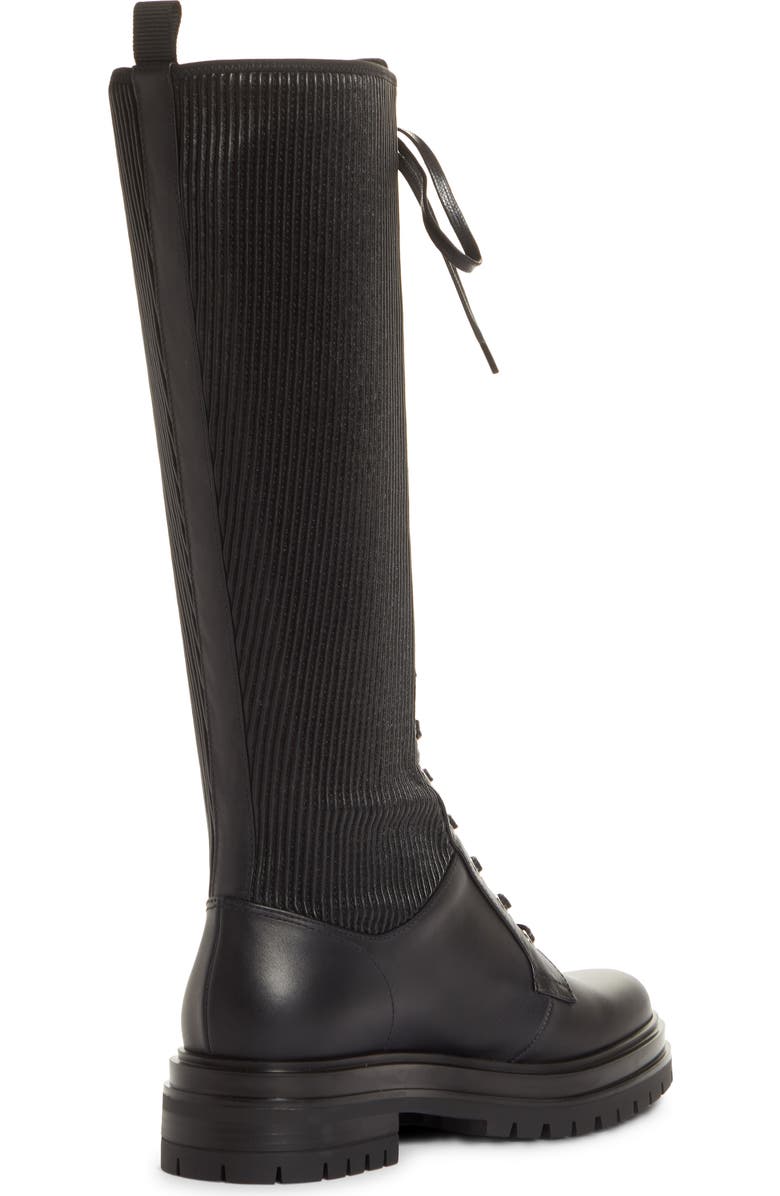 Gianvito Rossi Trek Knee High Lace-Up Boot, Alternate, color,