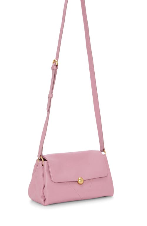 Vince Camuto Medna Leather Crossbody Bag In Pink