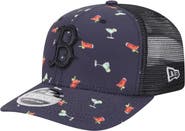 New Era Men's New Era Black Boston Red Sox Adventure Drinks Pattern 9SEVENTY Stretch-Snap Hat