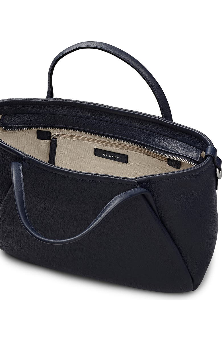 Radley Eastney Street Medium Ziptop Satchel Bag, Alternate, color, Ink