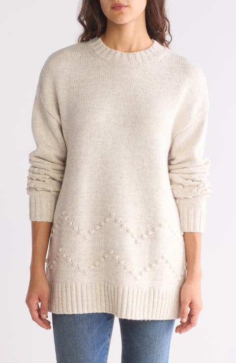 Amelie Bobble Detail Tunic Sweater