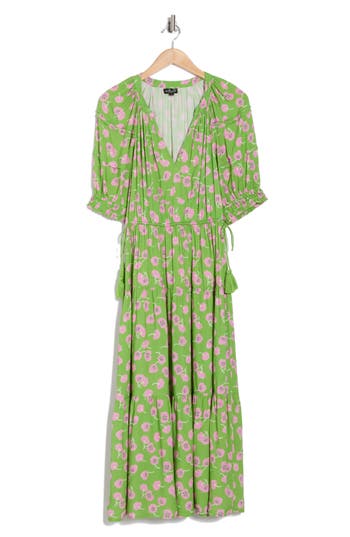 Area Stars Tassel Tie Midi Dress