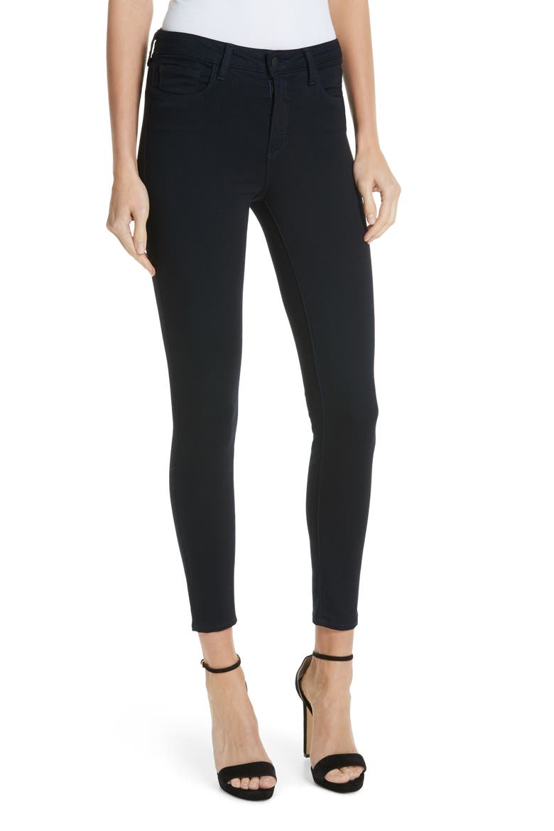 Margot High Waist Crop Jeans, Main, color, METRO