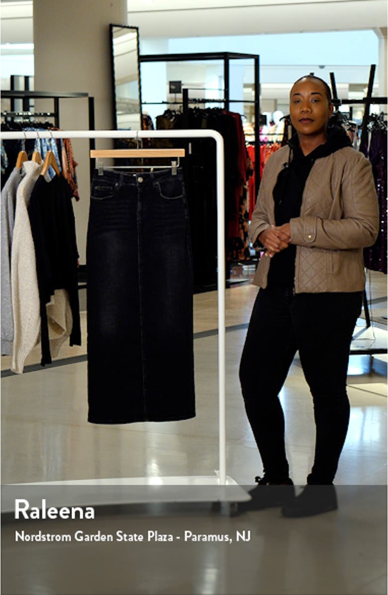 Denim Maxi Skirt, sales video thumbnail