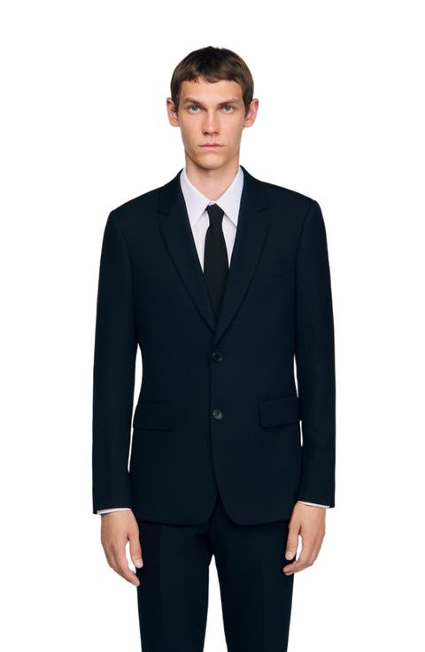 Wool suit jacket