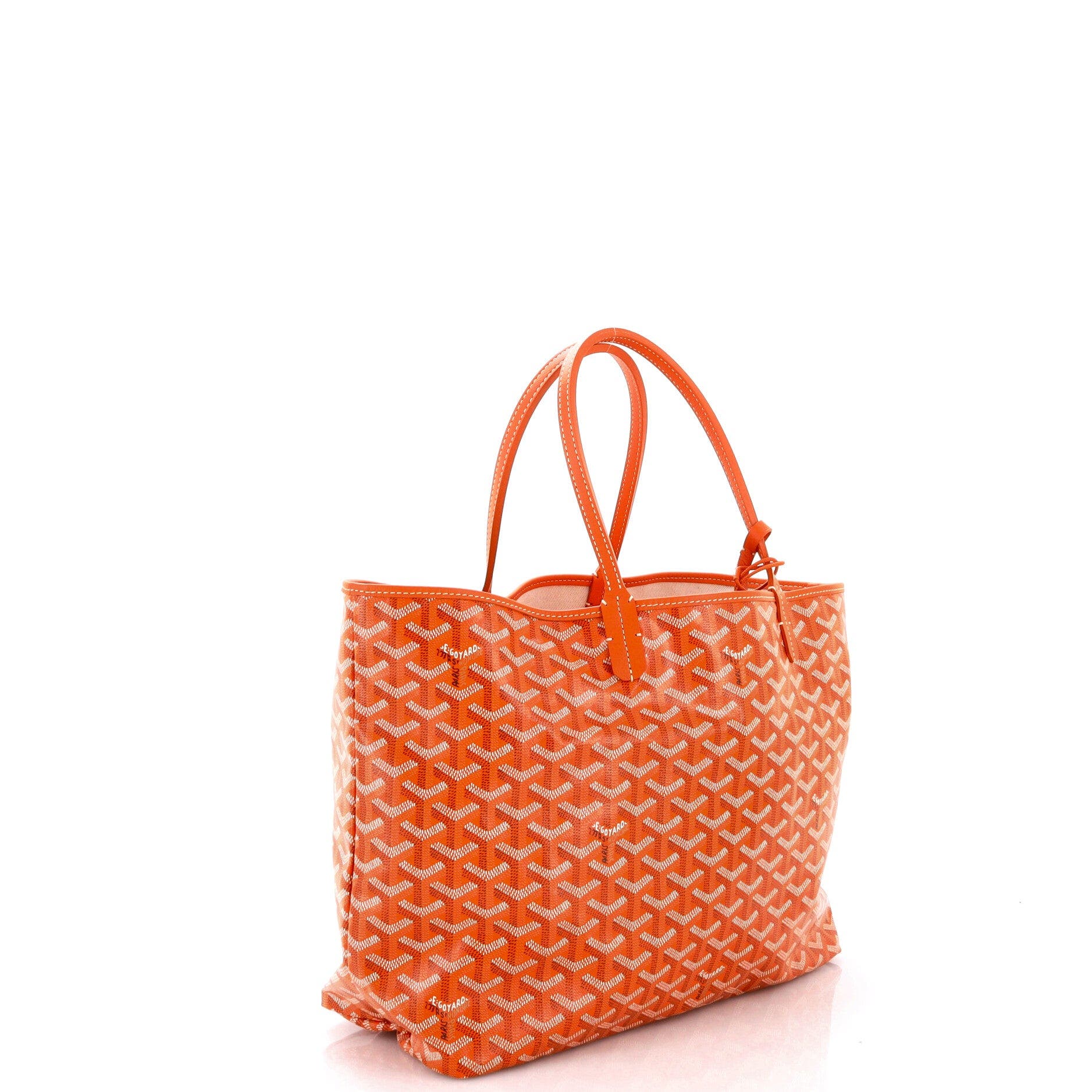 Saint Louis Tote Coated Canvas PM, Alternate, color, Orange
