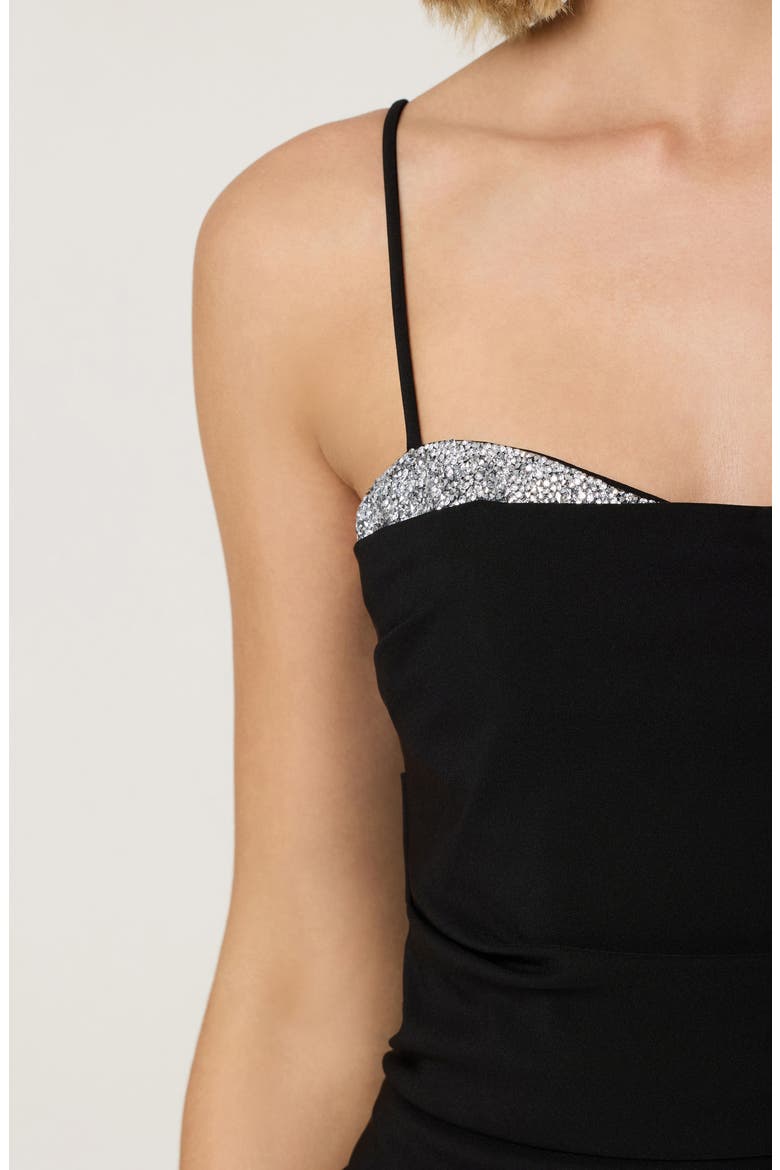 Kalista Minidress, Alternate, color, BLACK