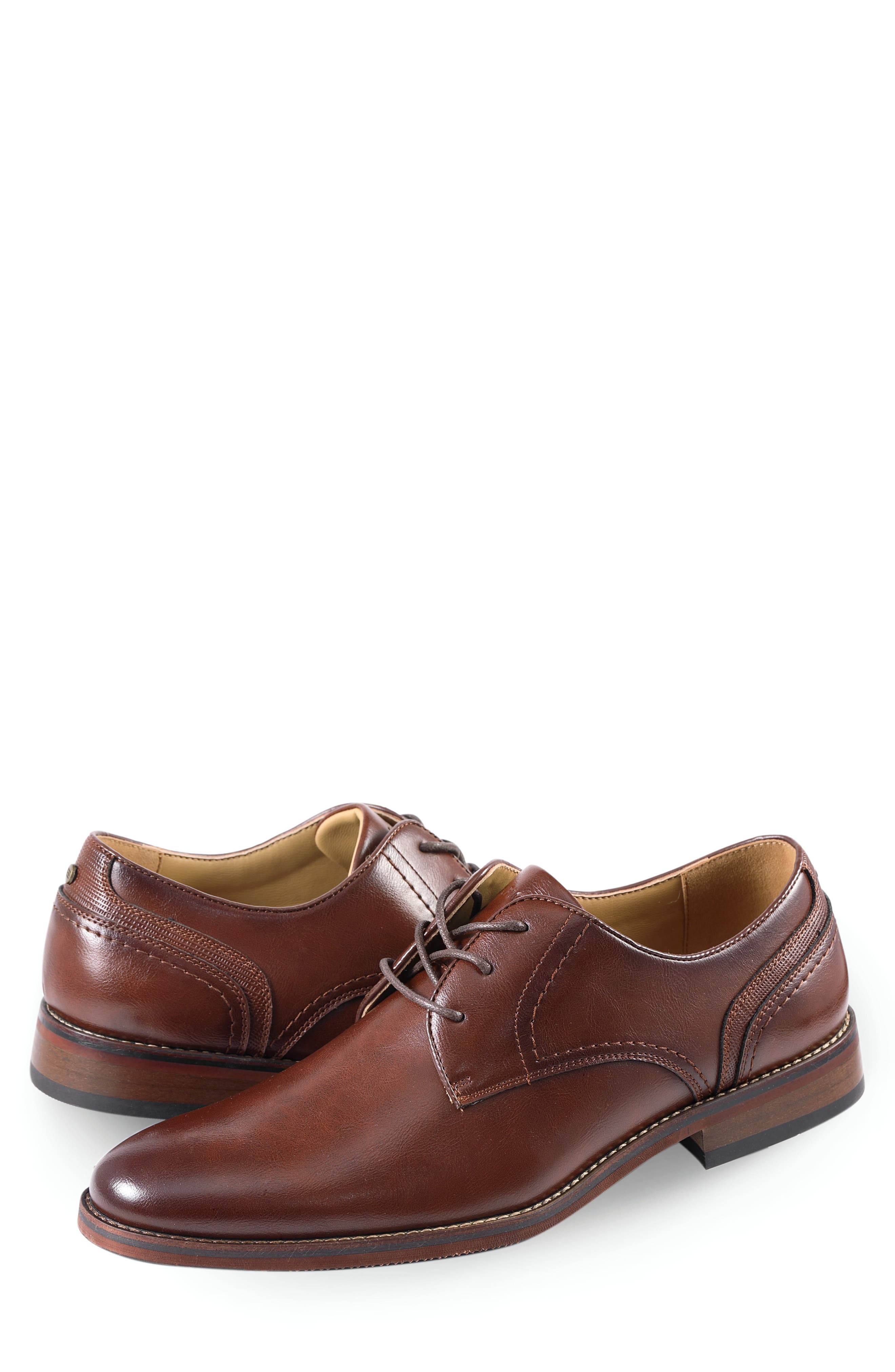 Boswell Plain Toe Derby, Alternate, color, MEDIUM BROWN