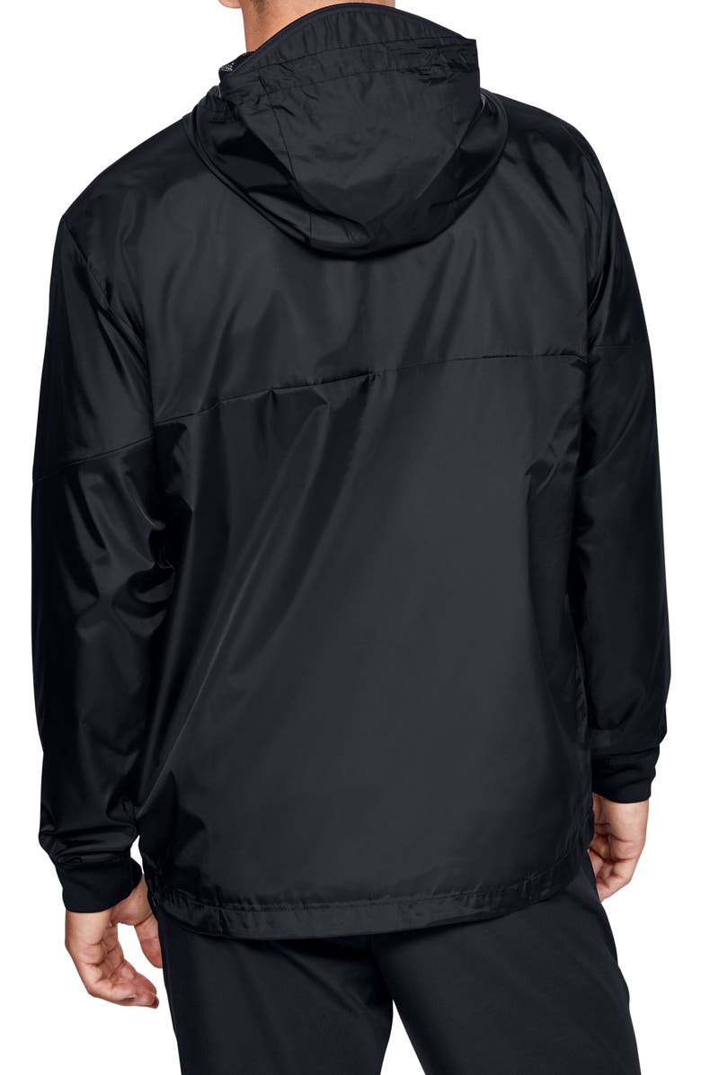 Under Armour UA Legacy Water Repellent Hooded Windbreaker, Alternate, color, 