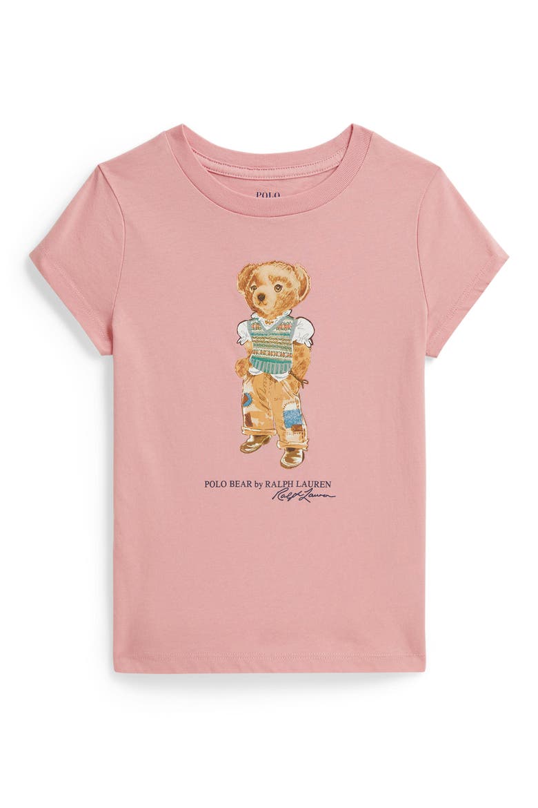 Kids' Logo Graphic Cotton Jersey T-Shirt, Main, color, ADIRONDACK ROSE