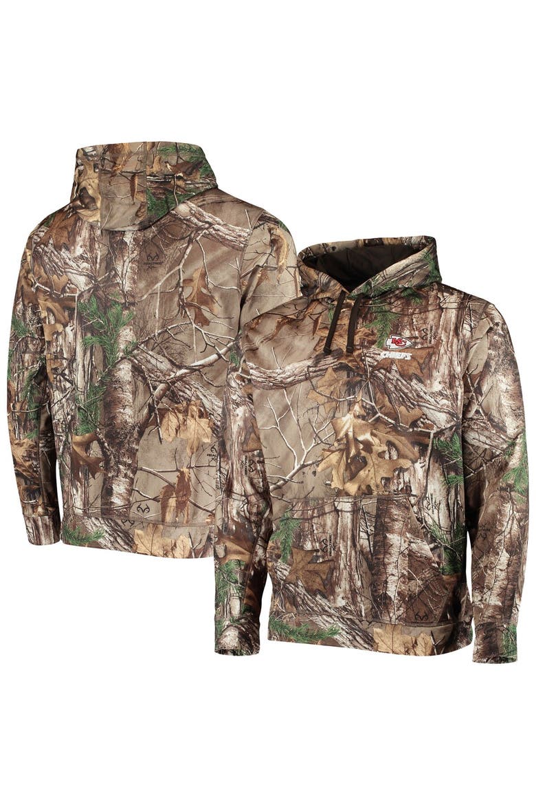 Men's Dunbrooke Realtree Camo Kansas City Chiefs Circle Champion Tech Fleece Pullover Hoodie, Main, color, Realtree Camo