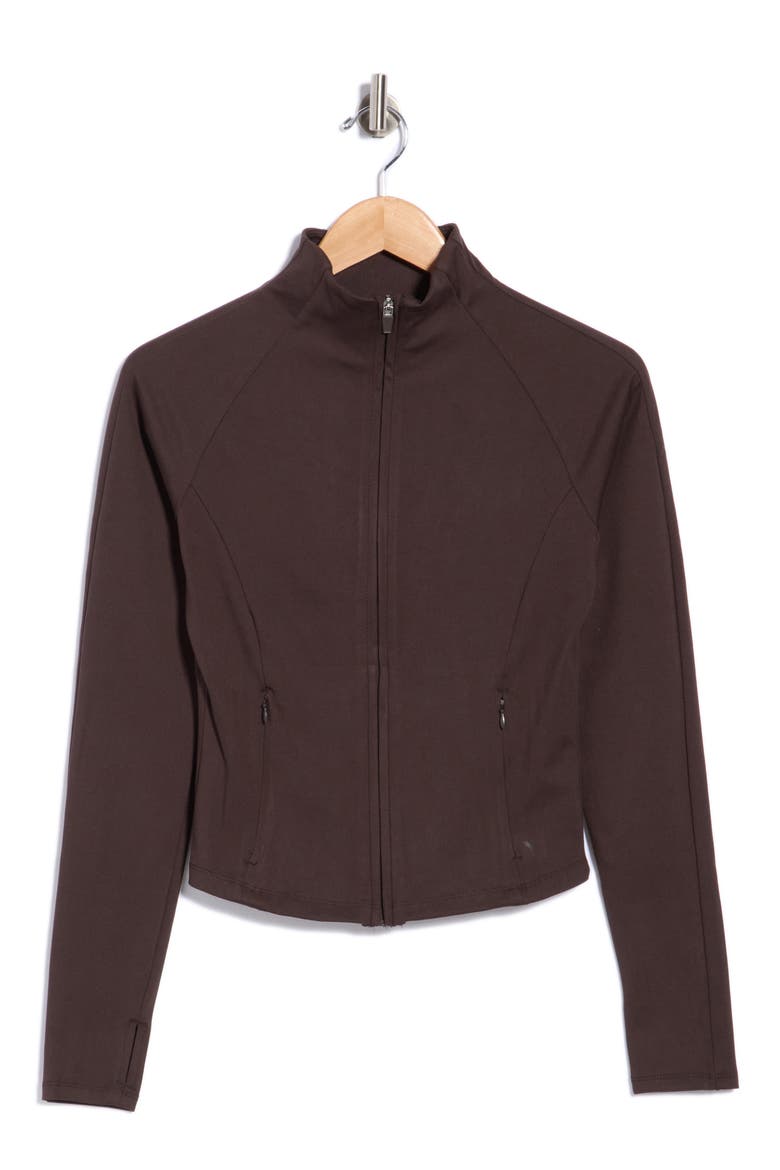 Lux Zenith Full Zip Raglan Jacket, Main, color, CHOCOLATE TORTE