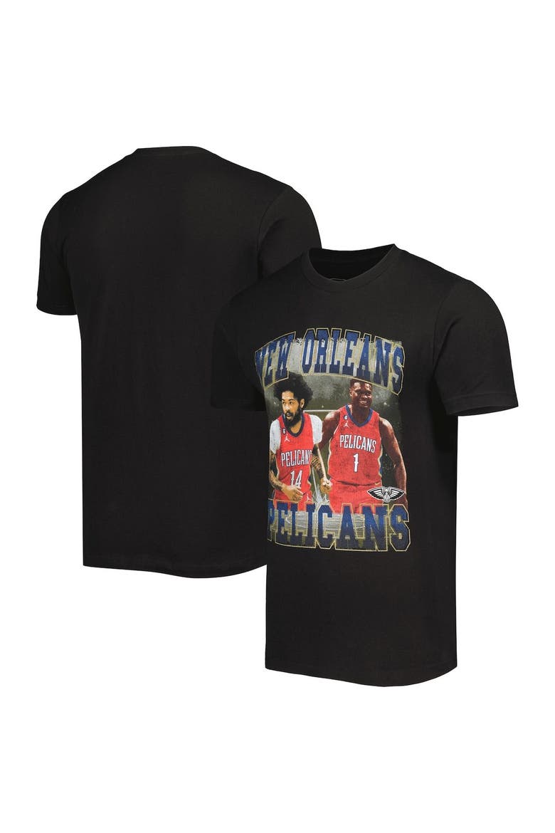 Unisex Stadium Essentials Zion Williamson & Brandon Ingram Black New Orleans Pelicans Player Duo T-Shirt, Main, color, Black
