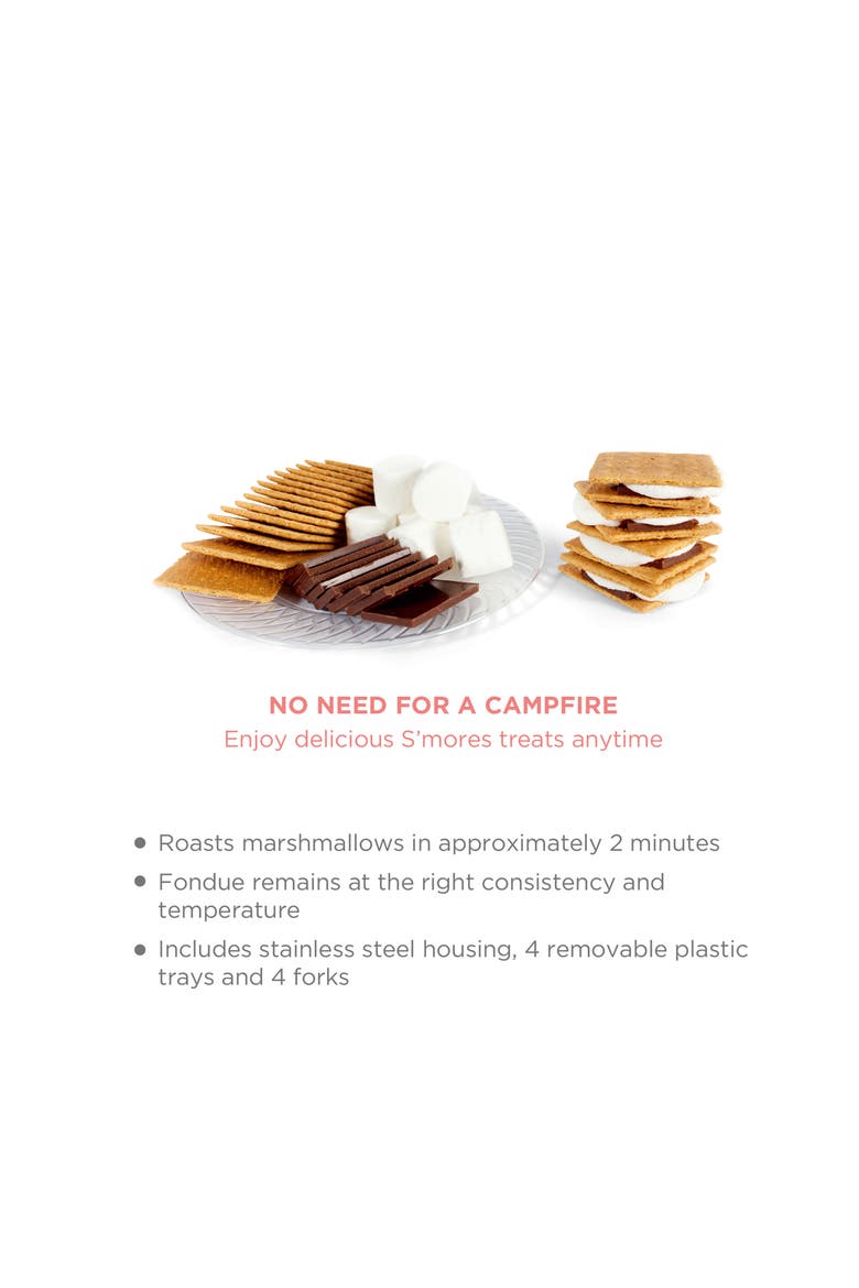 S'mores & Fondue Maker, Alternate, color, Black
