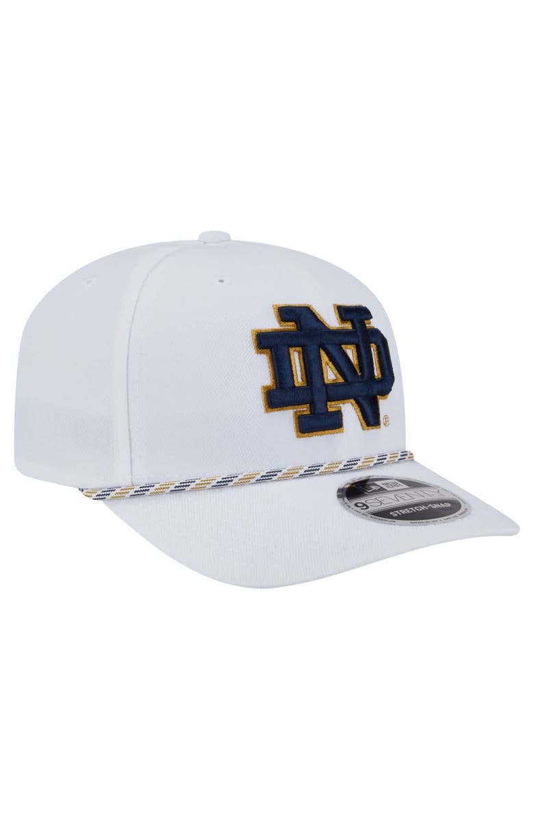 New Era Men's New Era  White Notre Dame Fighting Irish 9SEVENTY Stretch-Snap Hat, Alternate, color, 