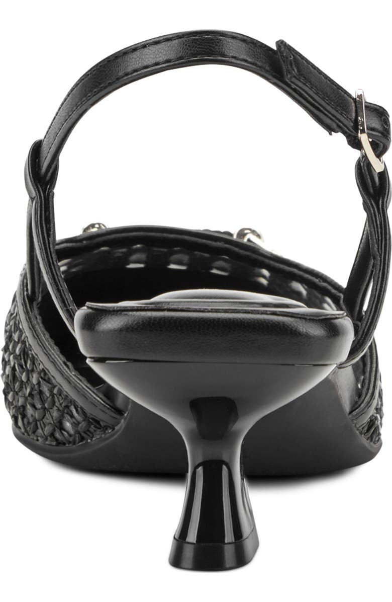 Easy Spirit Hetty Pointed Toe Slingback Pump, Alternate, color, Black