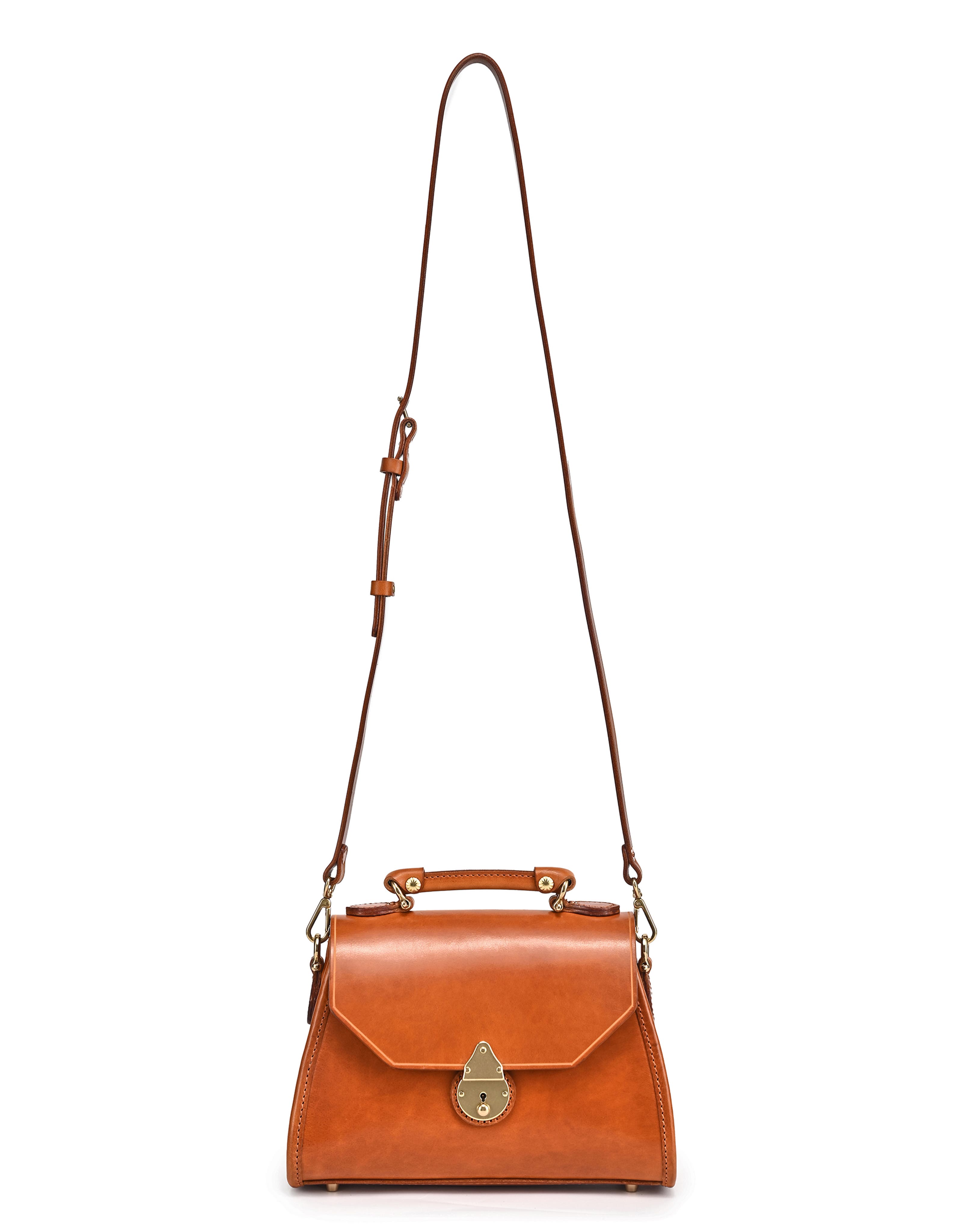 Laurel Small Everyday Leather Satchel, Alternate, color, Caramel