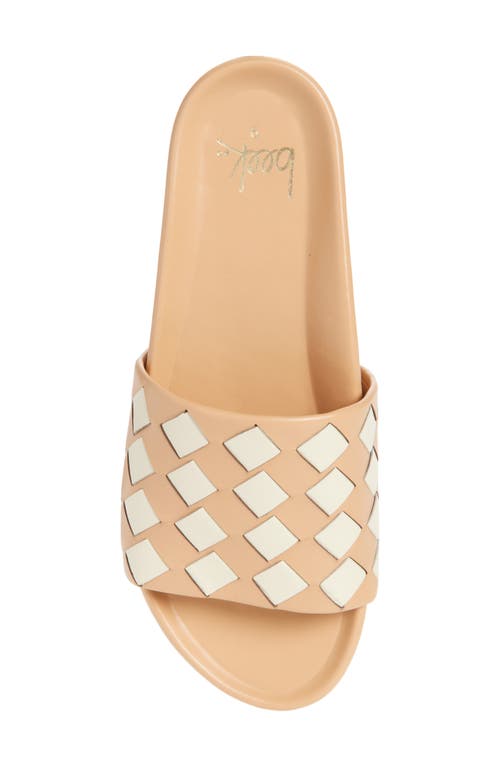 Beek Pelican Slide Sandal In Eggshell/beach