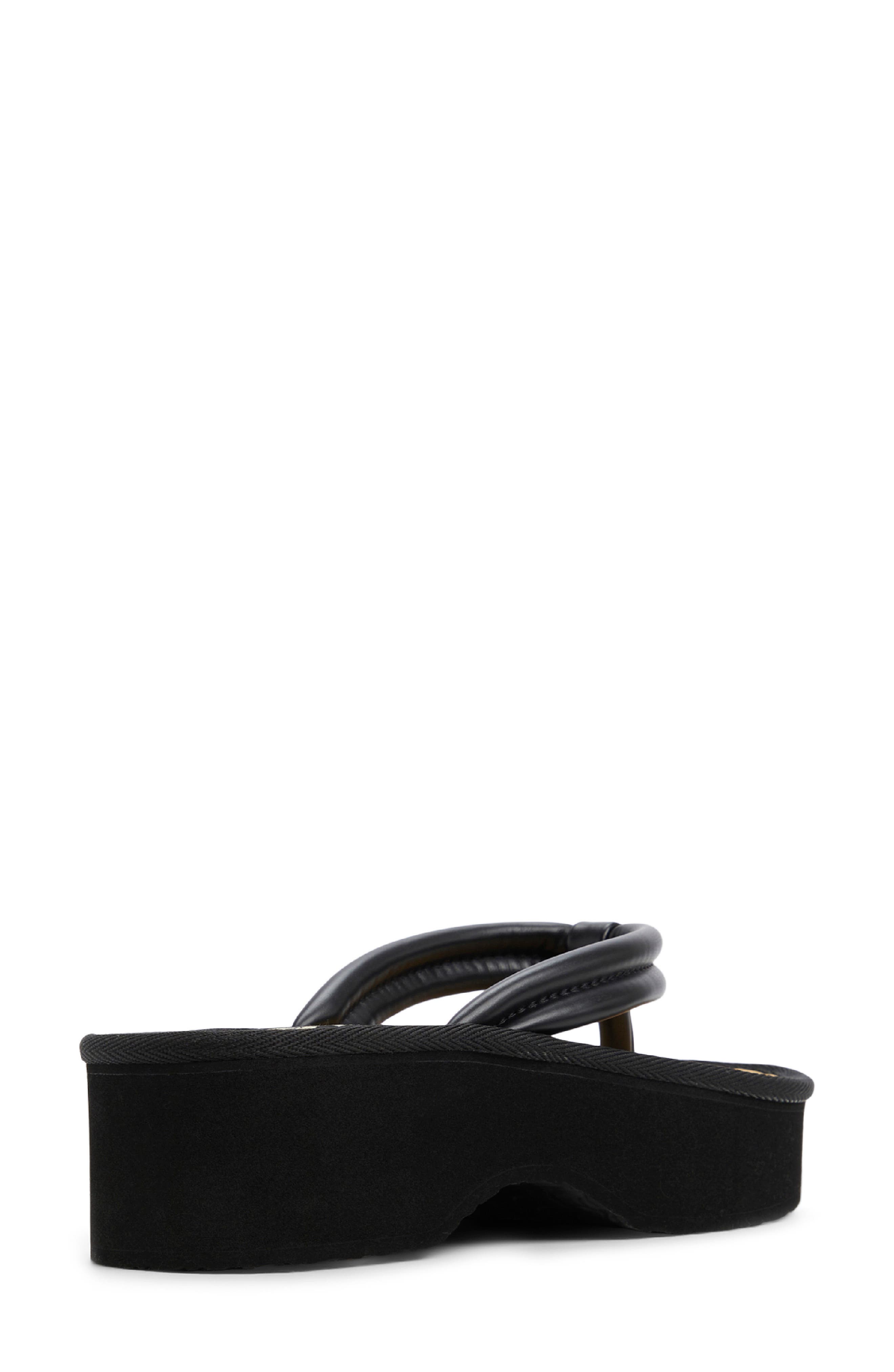Roxy Ryana Platform Flip Flop, Alternate, color, Black