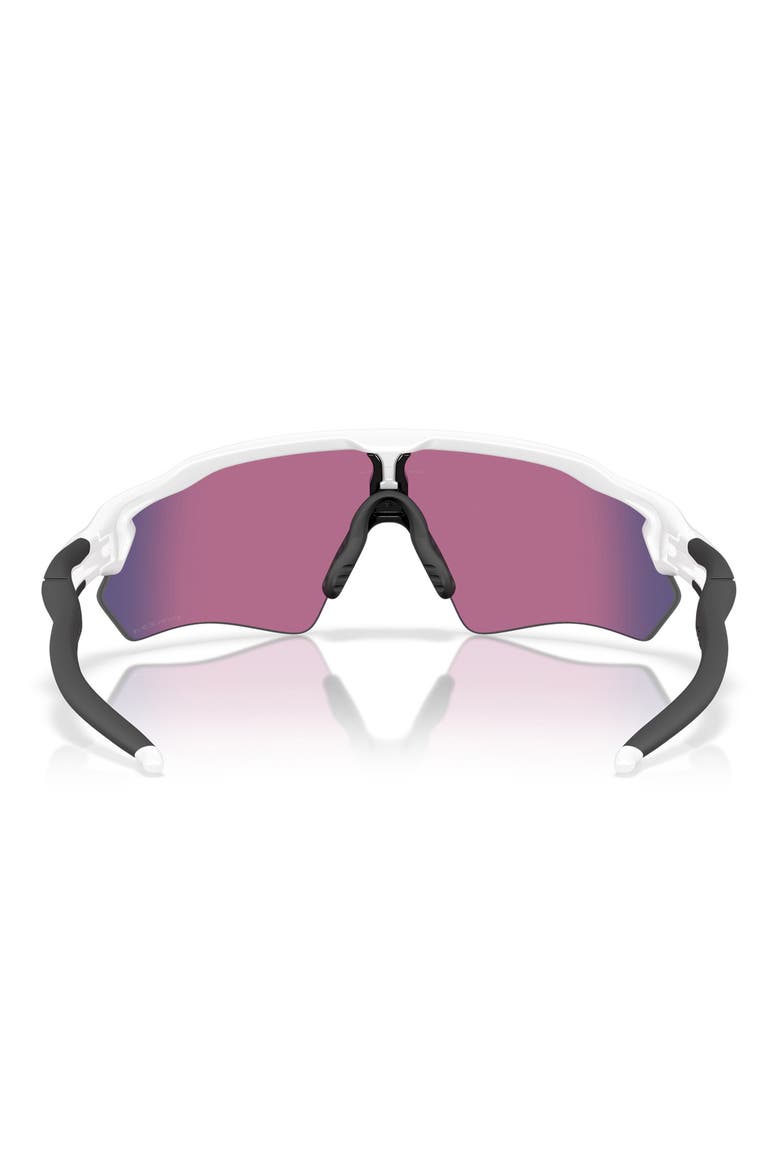 131mm Prizm™ Rectangular Sunglasses, Alternate, color, MATTE WHITE