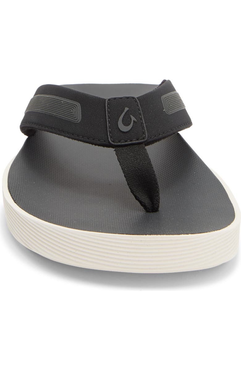 OluKai Leeward Flip Flop, Alternate, color, Lava Rock / Lava Rock