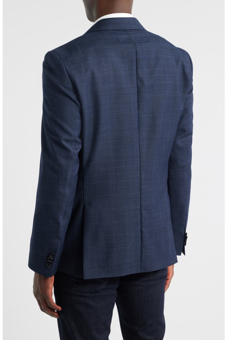 Hutson Crosshatch Virgin Wool Sport Coat, Alternate, color, OPEN BLUE