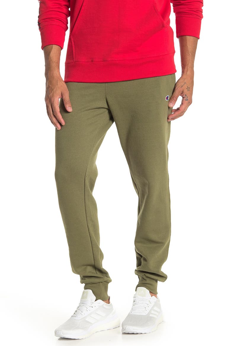 Powerblend Fleece Joggers, Main, color, CARGO OLIVE