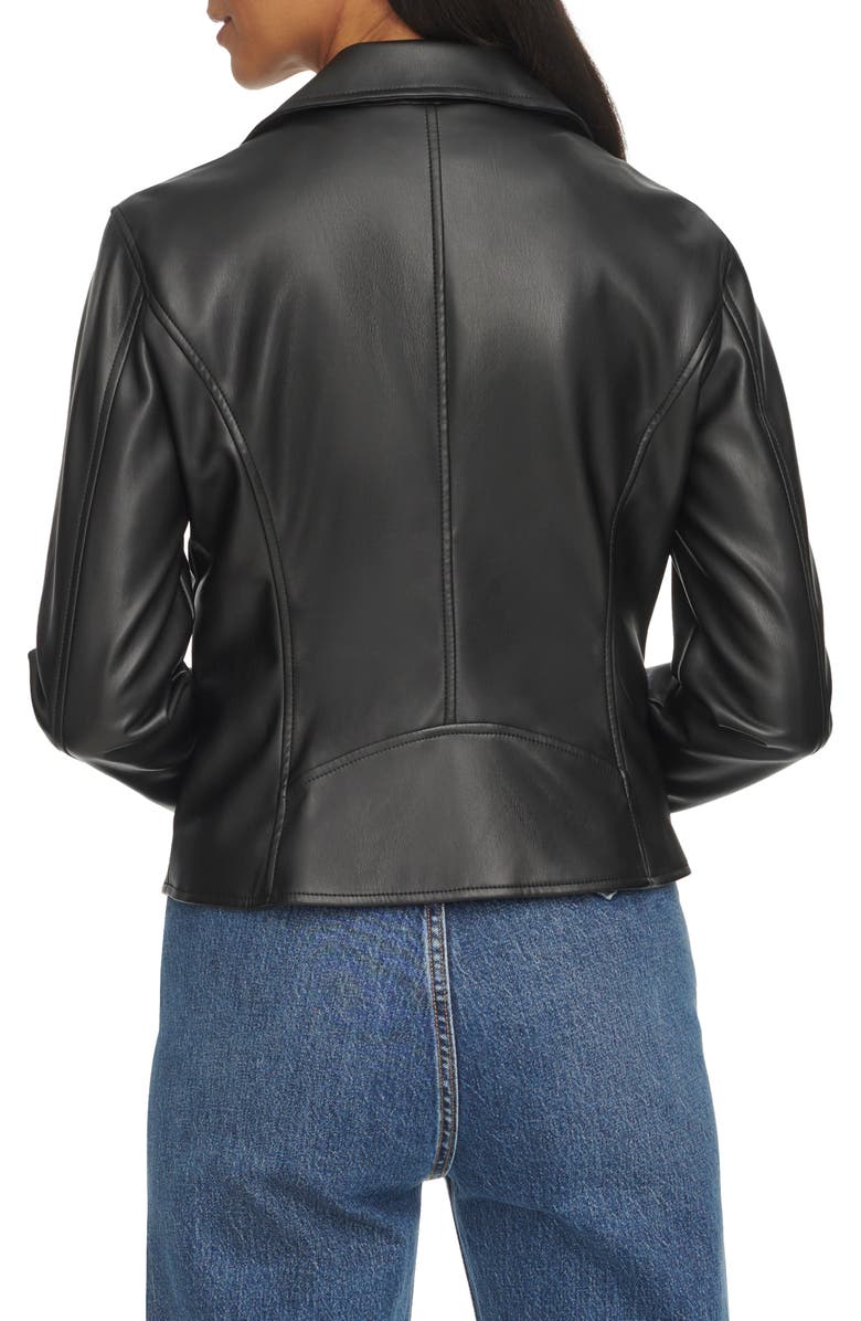 Levi's<sup>®</sup> Shrunken Faux Leather Moto Jacket, Alternate, color,