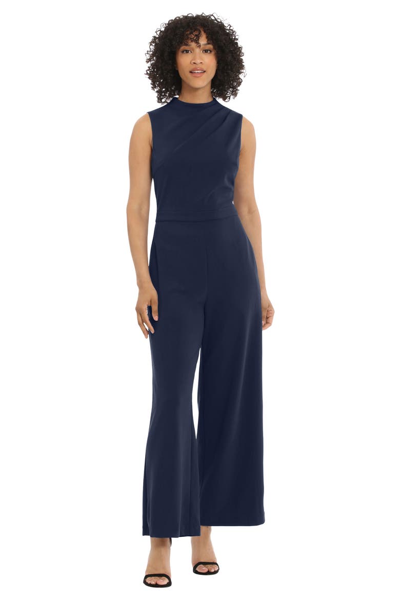 Mock Neck Jumpsuit, Alternate, color, TWLGHT/NVY