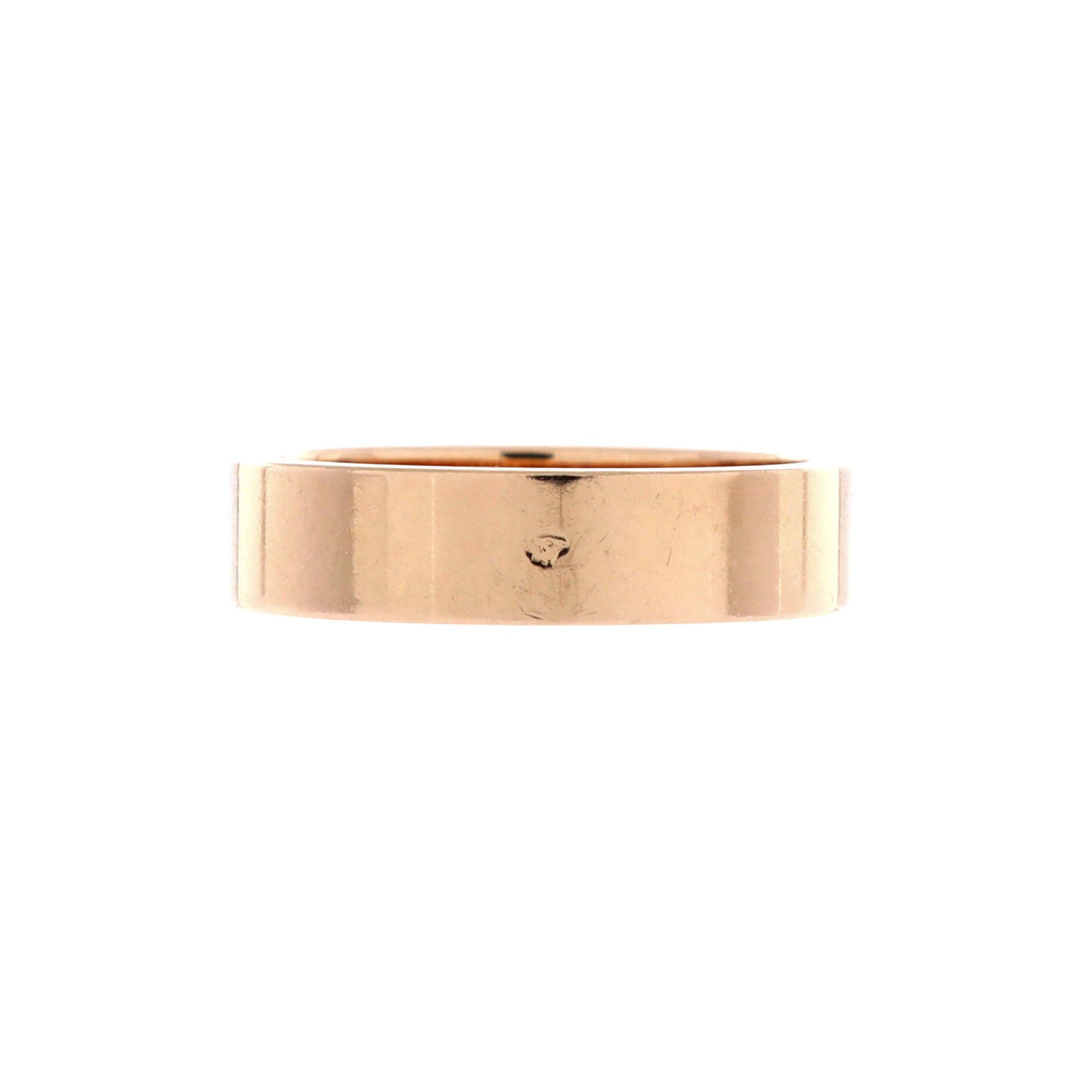 Pre-Owned Hermes Collier de Chien Ring 18K Rose Gold Small, Alternate, color, Rose Gold