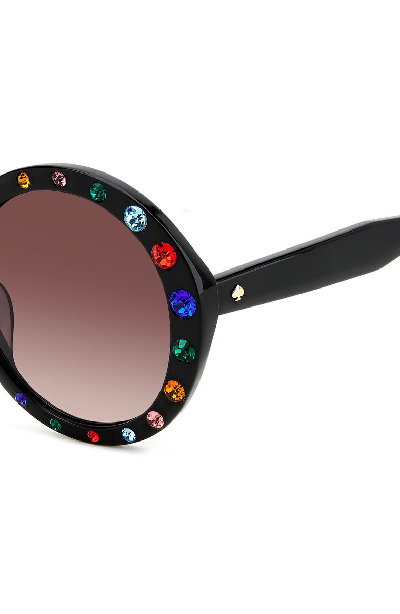 Kate Spade New York zya 55mm gradient round sunglasses, Alternate, color,