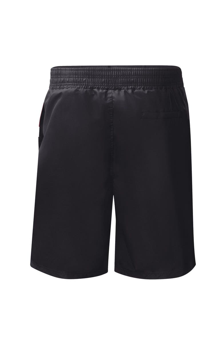 G-III SPORTS BY CARL BANKS Men's G-III Sports by Carl Banks Black Miami Heat Sea Wind Swim Trunks, Alternate, color, Black