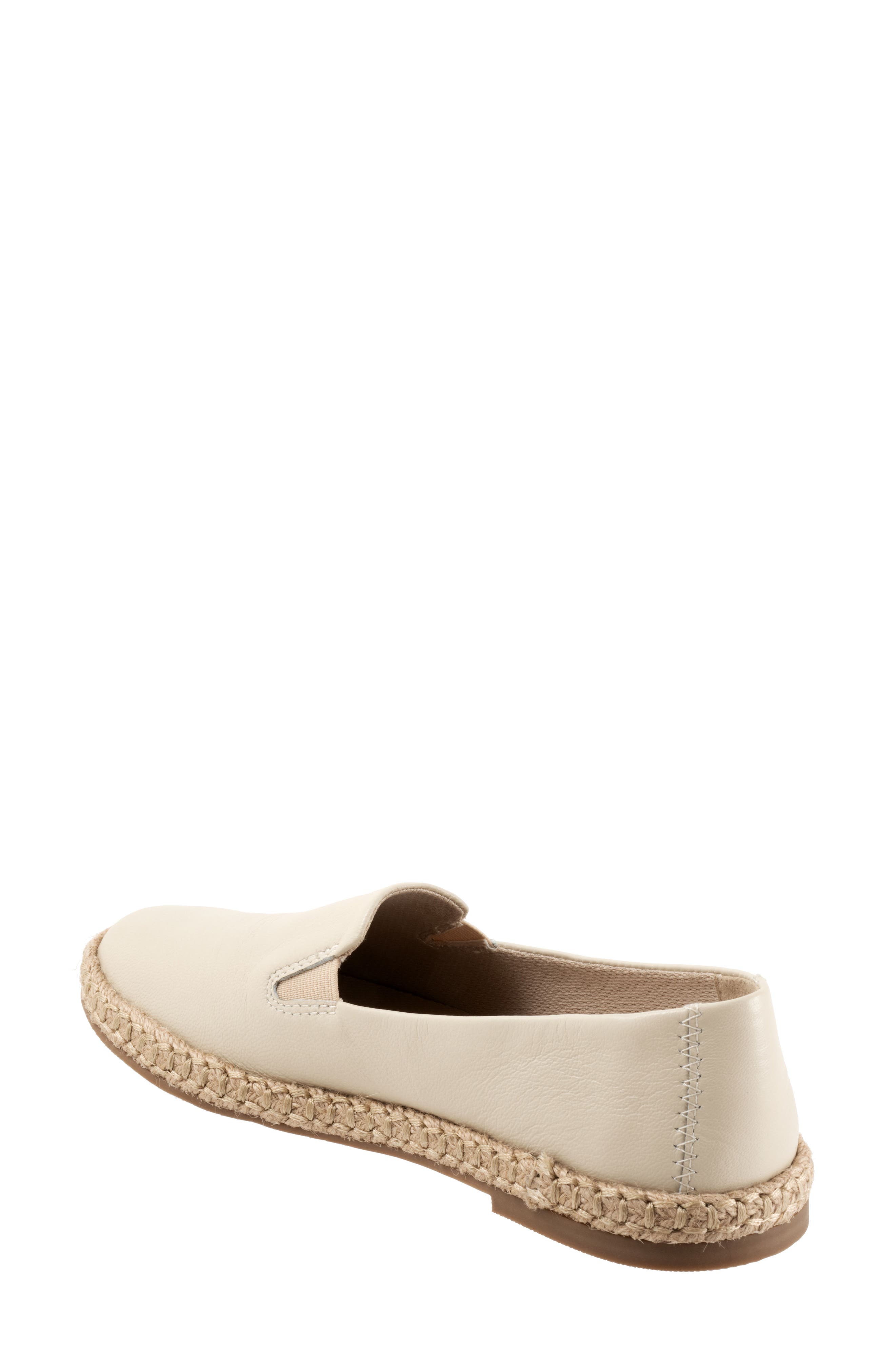 Poppy Espadrille Flat, Alternate, color, IVORY