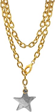Bowood Lane Prescott Two-Tone Star Necklace