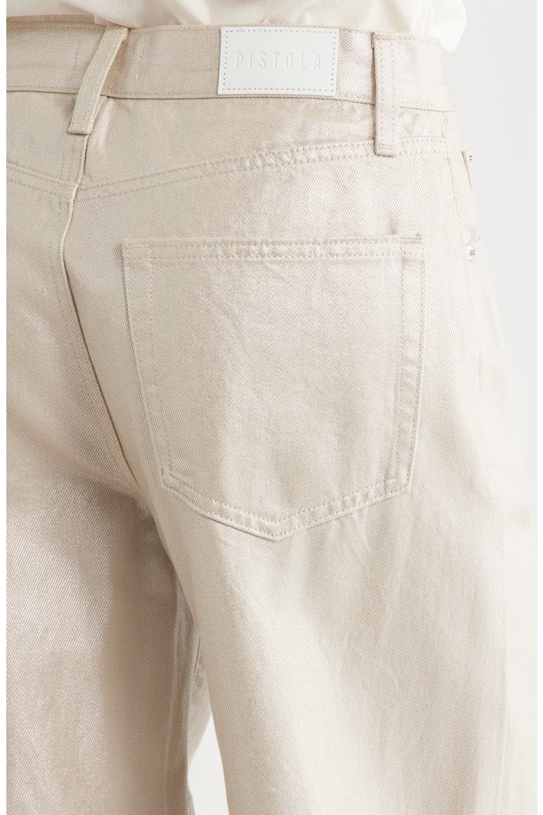 Tate High Waist Wide Leg Jeans, Alternate, color, CHAMPAGNE LUSTER
