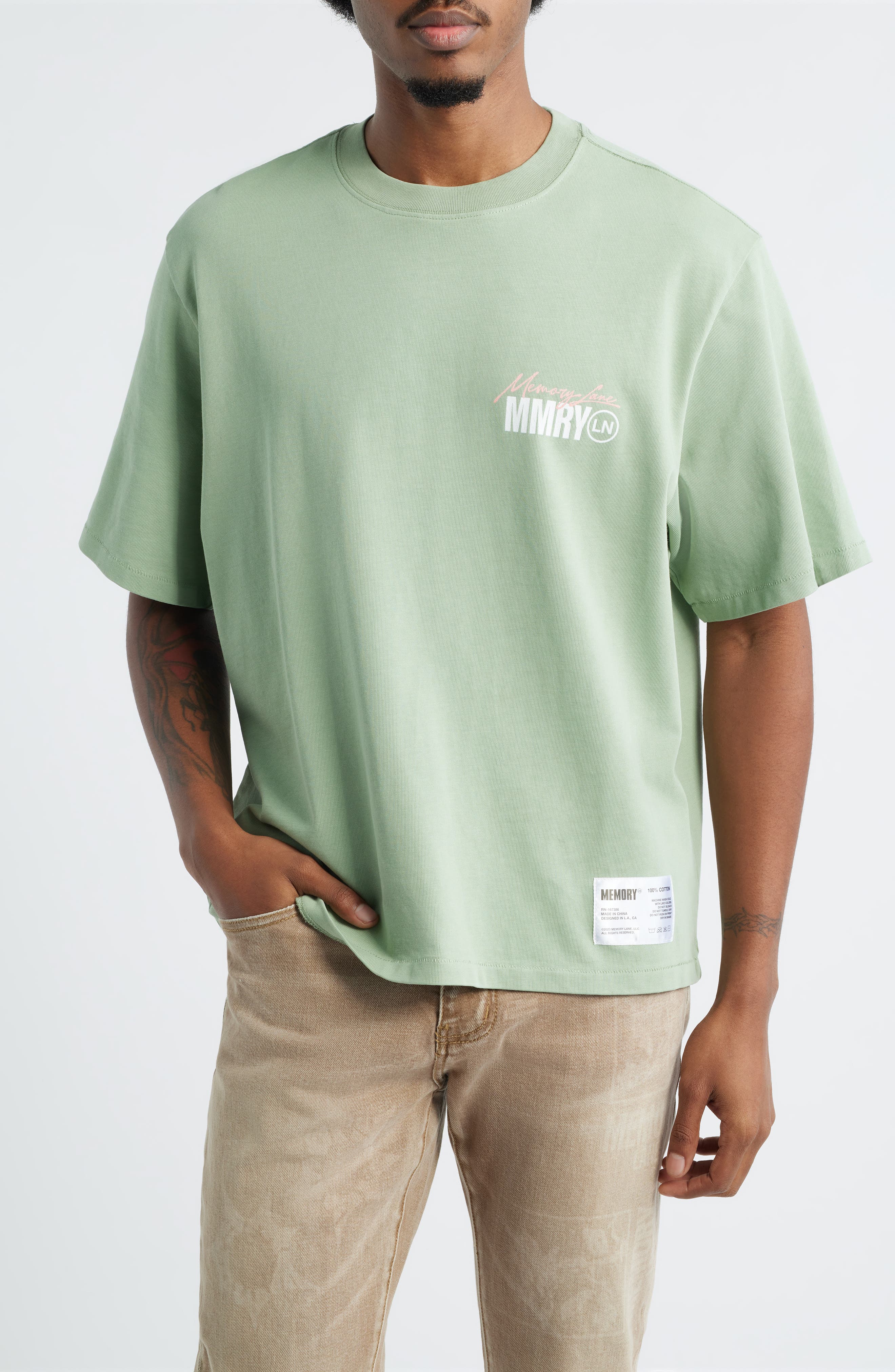 Oversize Maison Crop Graphic T-Shirt - image 3