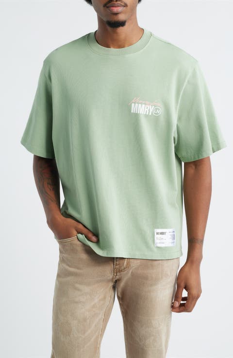 Oversize Maison Crop Graphic T-Shirt