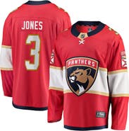 FANATICS Men's Fanatics Seth Jones Red Florida Panthers Home Breakaway Jersey