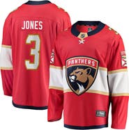 FANATICS Men's Fanatics Seth Jones Red Florida Panthers Home Breakaway Jersey