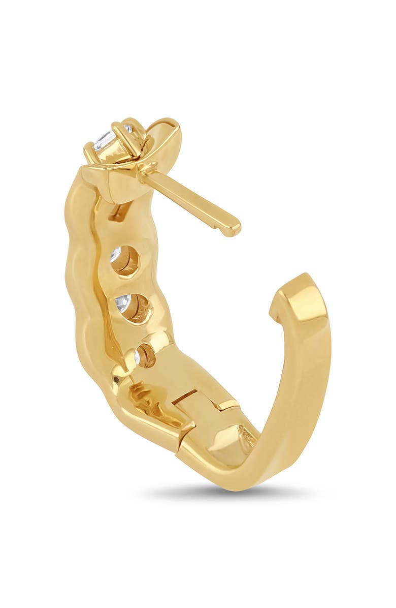 Bony Levy Kiera 18K Gold Diamond Hoop Earrings, Alternate, color, 