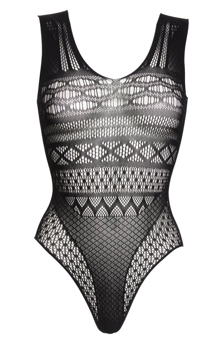 Hauty Lace Bodysuit, Alternate, color, 
