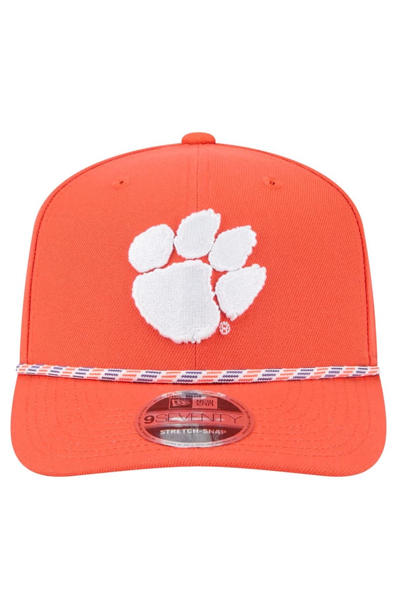 New Era Men's New Era Orange Clemson Tigers Game Day Multi-Rope 9SEVENTY Stretch-Snap Hat, Alternate, color, Orange