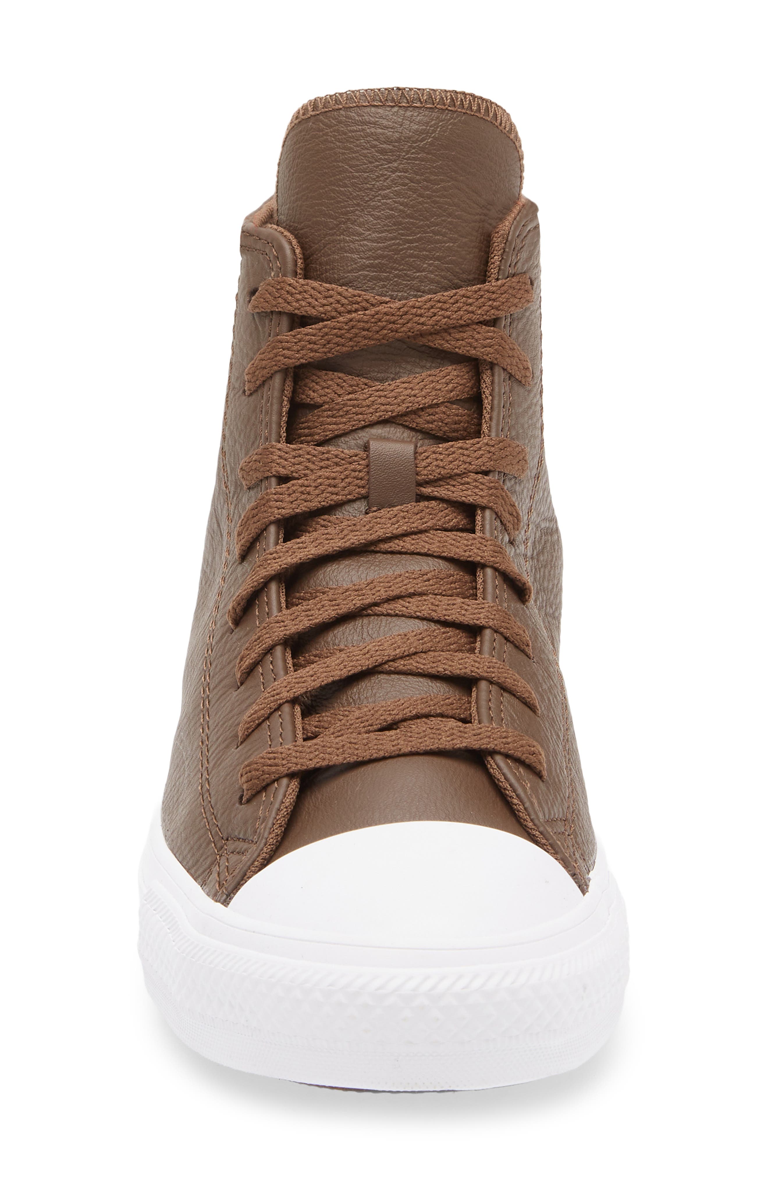 Converse Chuck Taylor<sup
®</sup
 All Star<sup
®</sup
 High Top Sneaker, Alternate, color, Grounded/ Grounded/ White