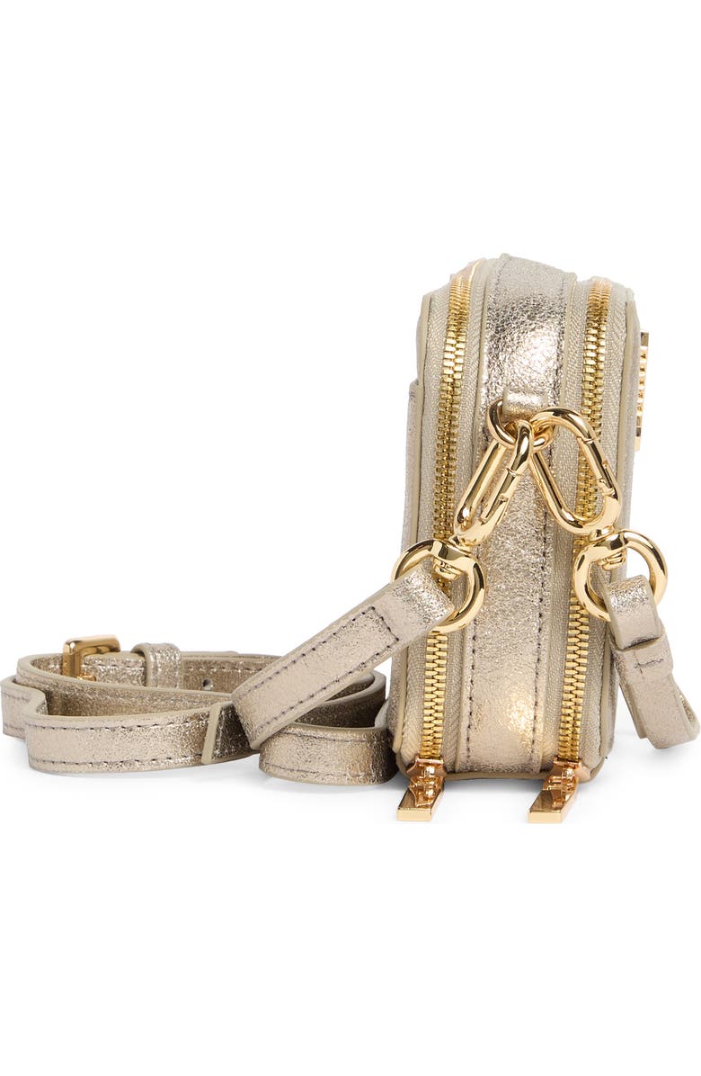 Thacker Ronnie Metallic Crossbody Bag, Alternate, color,