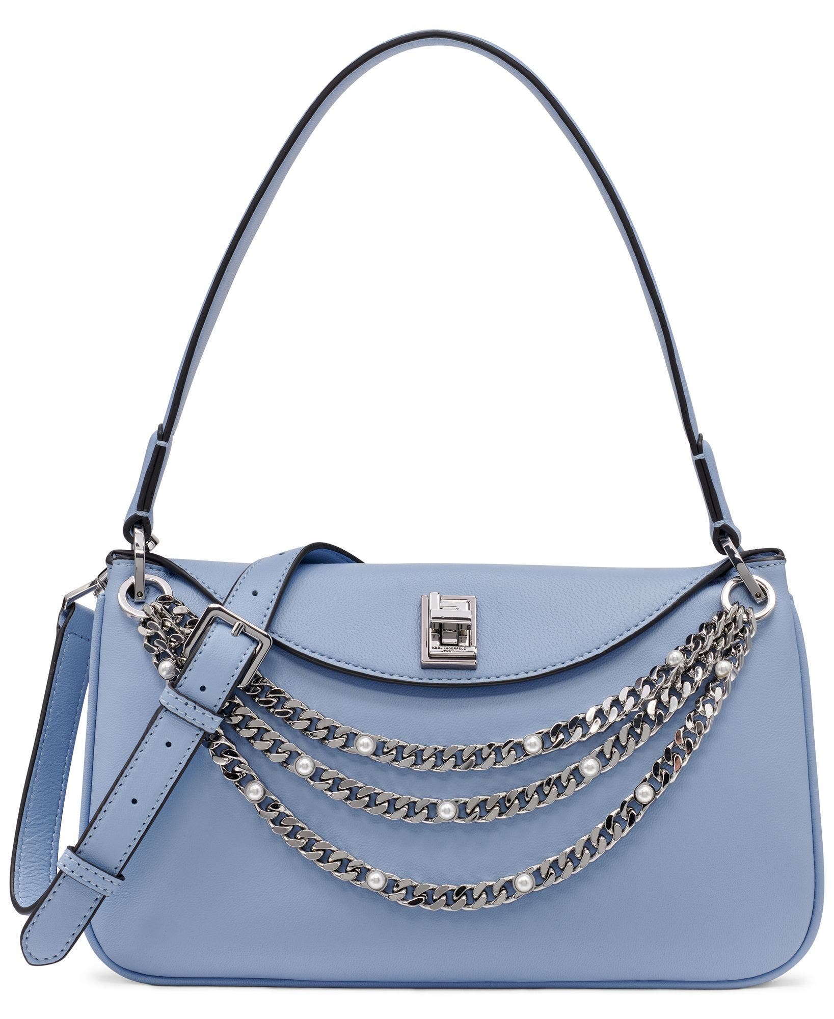Nadine  Shoulder Bag, Main, color, Blue Aura