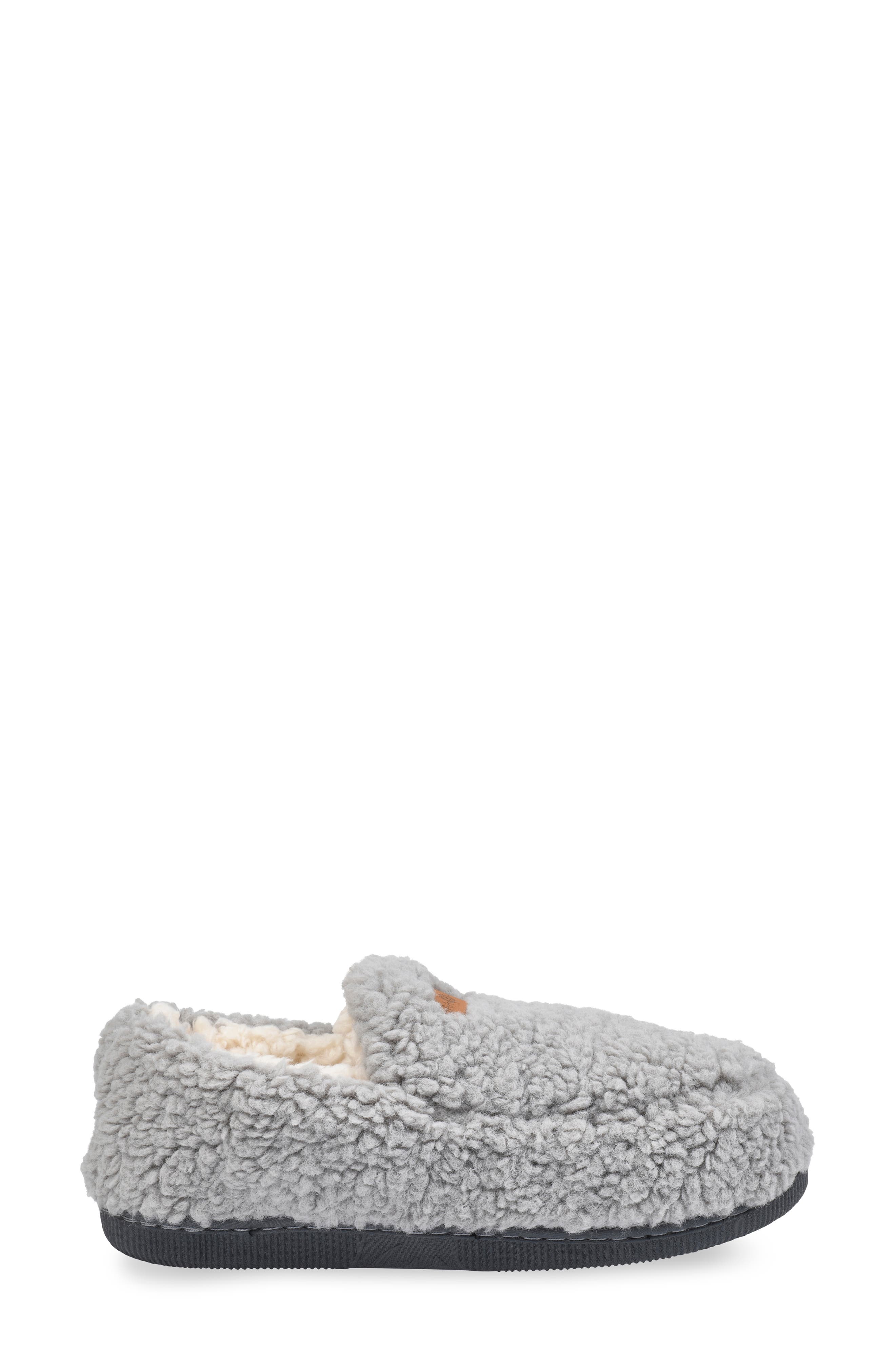 GAAHUU Berber Faux Shearling Lined Slipper, Alternate, color, Grey